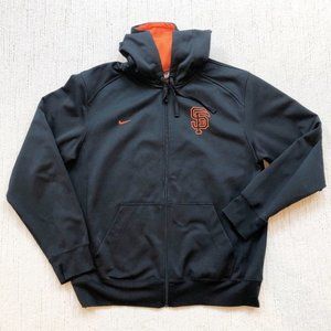 Nike MLB Black and Orange Sweatshirt with Athletic Design